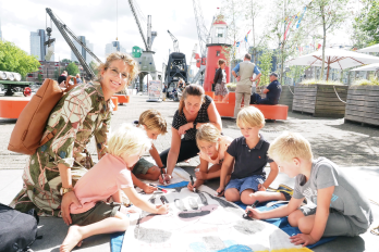 Activiteiten zomervakantie in het museum - workshop zeilen schilderen