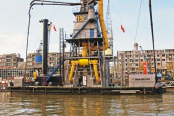 Graanzuiger in de museumhaven