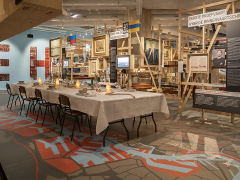Dinersetting in tentoonstelling De Haven