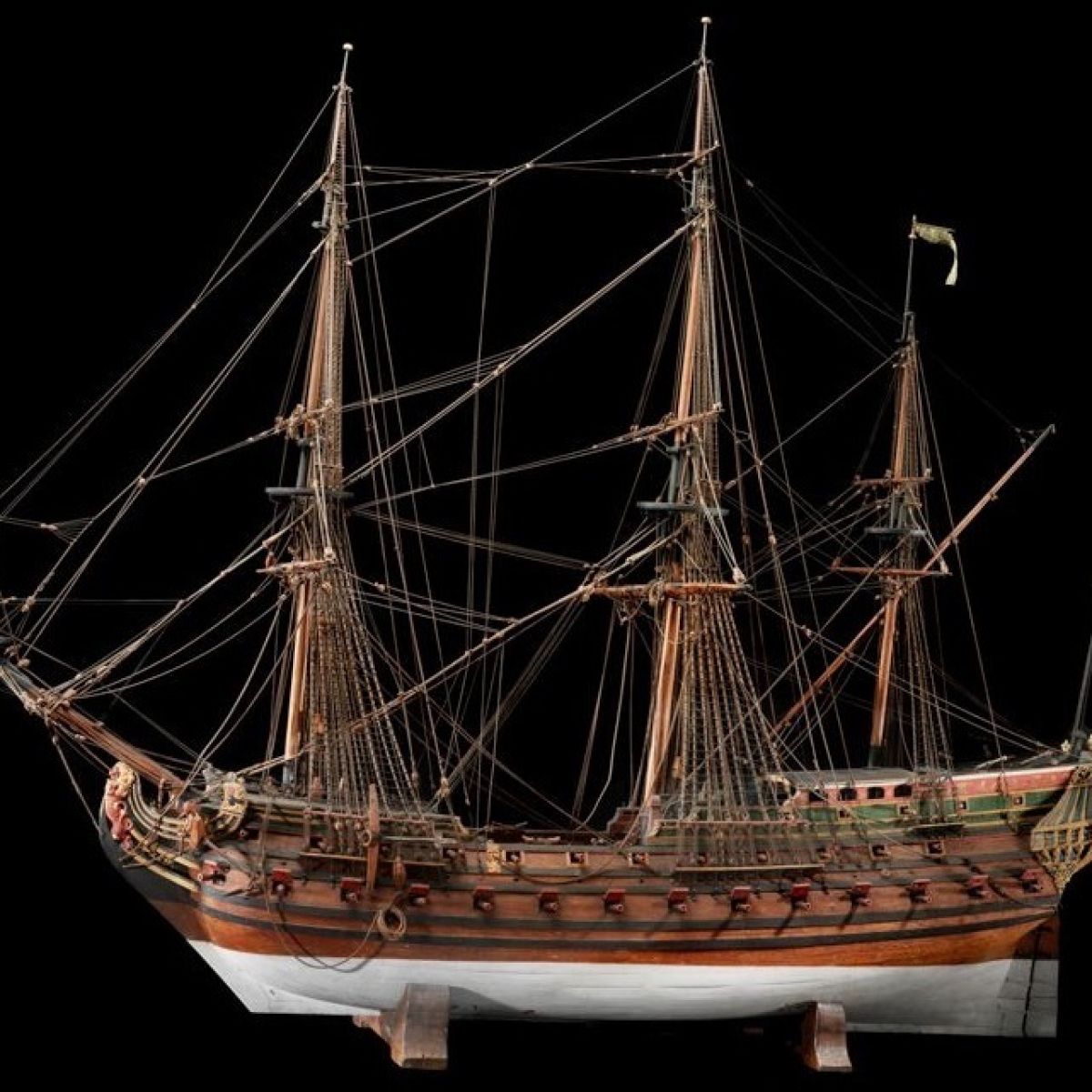 Rare model ship: the Padmos and the Blijdorp - Maritiem Museum Rotterdam