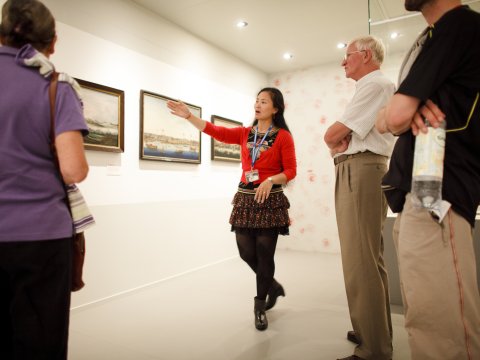 Rondleiding in het museum