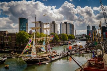 Tallship Morgenster te gast in de museumhaven