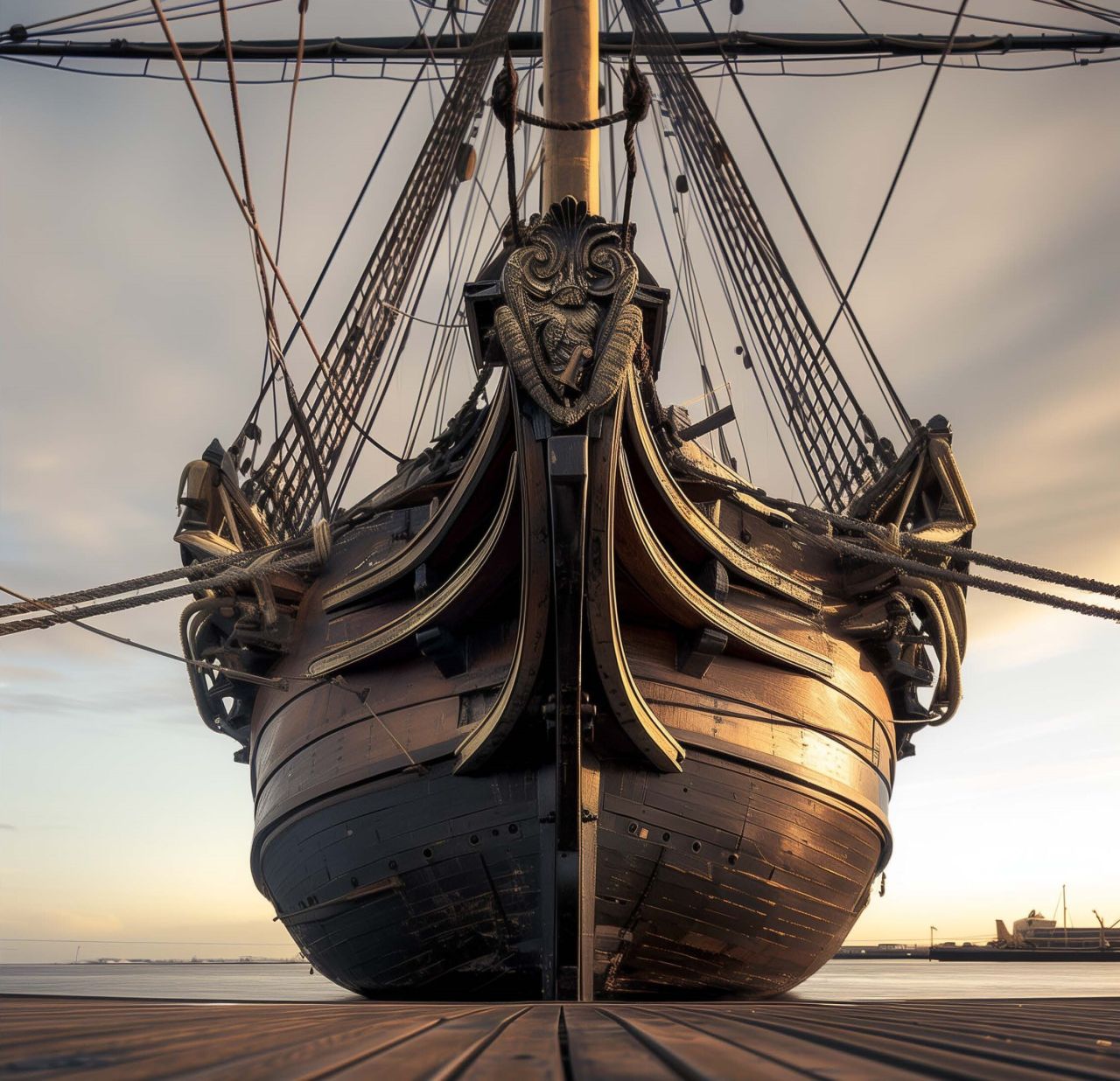 Zwart-witfoto van een historisch vrachtschip dat door het water vaart, met een rookpluim uit de schoorsteen en bemanning zichtbaar aan dek. De afbeelding toont de maritieme sfeer van een vervlogen tijdperk.