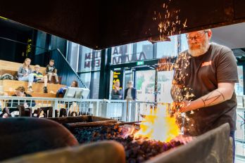 Demonstratie smeden in de smederij - Maritiem Museum