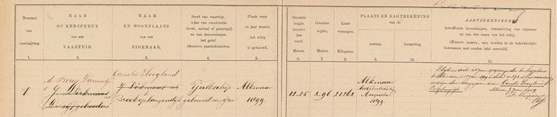 scheepsmetingsregister
